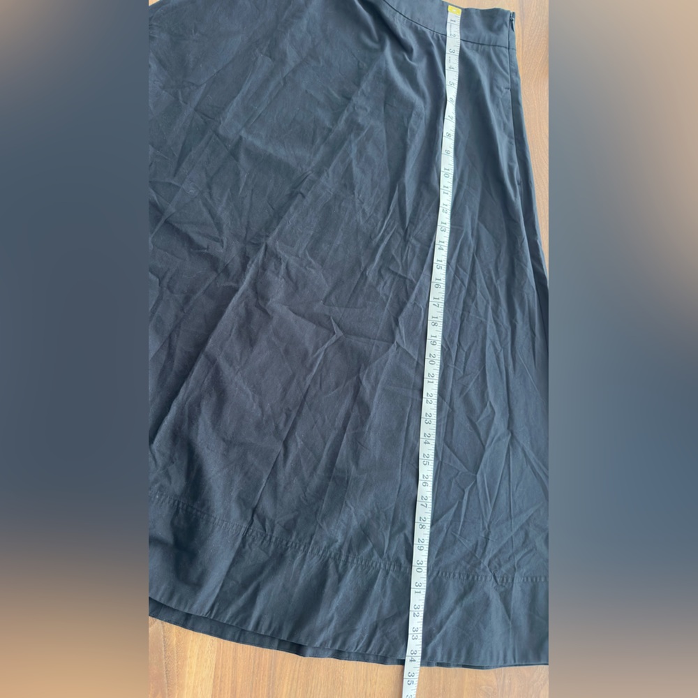Banana Republic Black Poplin Maxi Skirt – Size 0 – NWT - Picture 4 of 8